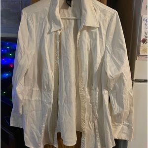 White Lane Bryant button up long sleeve shirt size women’s 18-20